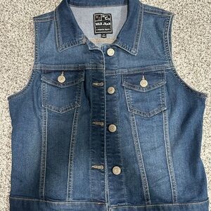 Wax Jean Denim Vest